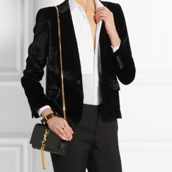 Yves Saint Laurent Handbags - YSL Black Small Monogramme Crossbody tassel $2150